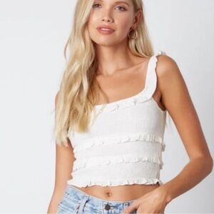 Urban Outfitters Ruffle Tank Top